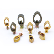 High quality ground clamp brass,G clamp,Ground rod clamp for earthing and lightning protection system